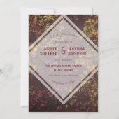 Ruby Plante Wall Faire-part de mariage (Devant)