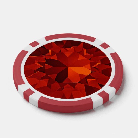 Ruby Poker Chips (Enkel)