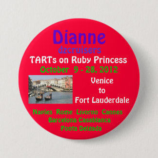 ruby princess 2012 TA Herfst Ronde Button 7,6 Cm