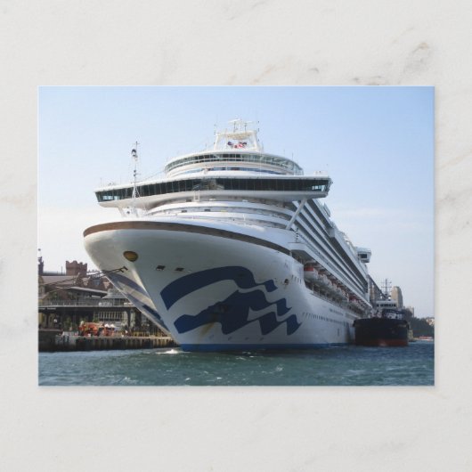 Ruby Princess Docked in Circular Quay Briefkaart (Voorkant)