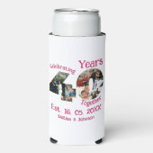 Ruby Red 40th Wedding Jubileum 11 Foto Collage (Seltzer Voorkant)