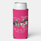 Ruby Red 40th Wedding Jubileum 11 Foto Collage (Seltzer Voorkant)