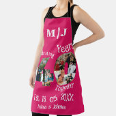 Ruby Red 40th Wedding Jubileum 11 Foto Collage Schort (Insitu)