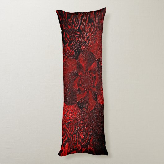 "Ruby Red" Body Pillow Lichaamskussen (Achterkant (Verticaal))