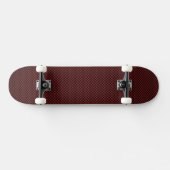 Ruby Red Carbon Style Print Decor Skateboard (Horizontaal)