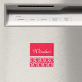 Ruby Red Custom Wedding Magnets Magneet (Insitu (Vaatwasser))