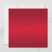 Ruby Red Decoration 25th Birthday Save The Date (Achterkant)
