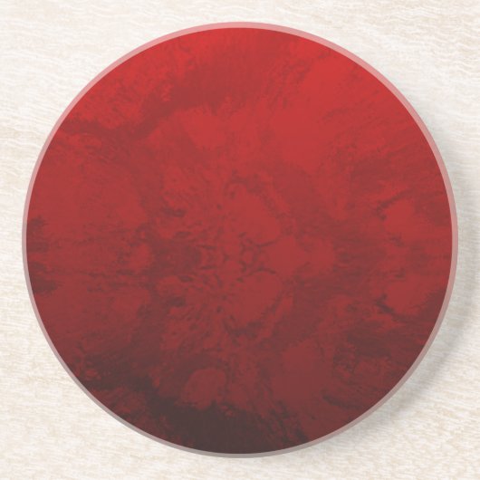 Ruby Red Design Zandsteen Onderzetter (Voorkant)