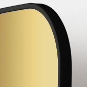 Ruby Red en Gold personaliseren Monogram & Naam Pickleball Paddle (Links Detail)