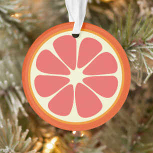 Ruby Red Grapefruit Juicy Sweet Citrus Fruit Slice