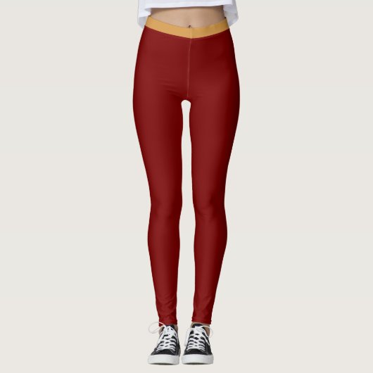 « RUBY RED » – LEGGINGS DE VÊTEMENTS DE SPORT (Devant)
