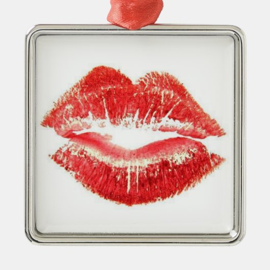 RUBY RED LIPS ORNAMENT (Voorkant)