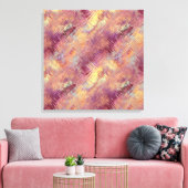Ruby Red Liquid Pattern Canvas Afdruk (Insitu (Woonkamer))