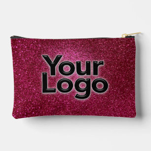 Ruby Red Metallic Sparkly Glitter Luxe Bedrijf Etui