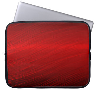 Ruby red paper business shiny laptop sleeve