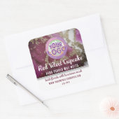 Ruby Red Professional Business Logo Product Labels (Envelop)