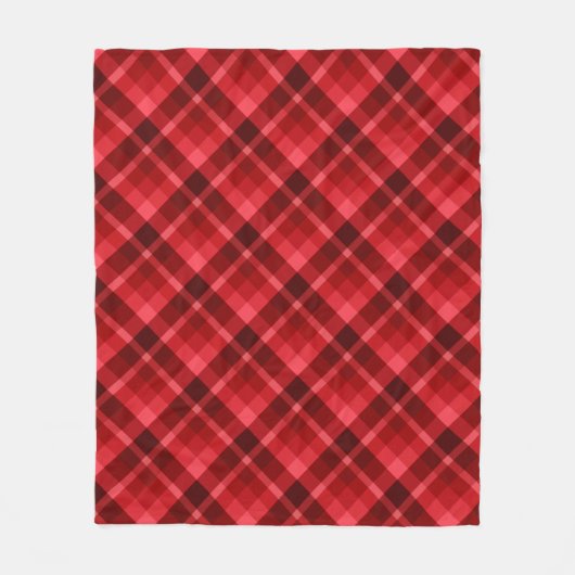 ruby Red Pset Print Medium Fleece Blanket Deken (Voorkant)