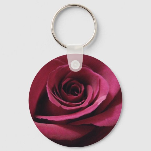 Ruby Red Rose Sleutelhanger (Voorkant)