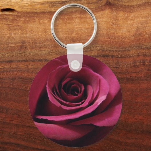 Ruby Red Rose Sleutelhanger (Voorkant)