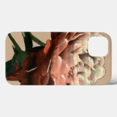 Ruby Red Rose with White Accents Case-Mate iPhone Case (Achterkant (horizontaal))