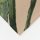 Ruby Red Rose with White Accents Fleece Deken (Hoek)