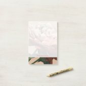 Ruby Red Rose with White Accents Post-it® Notes (Op bureau)