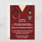 Ruby Red Scrubs Dank je kaart (Voorkant)