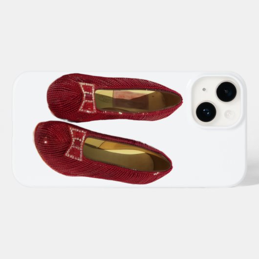 Ruby Red Slipper Chaussures Wicked iPhone 14 Coque (Verso (horizontal))