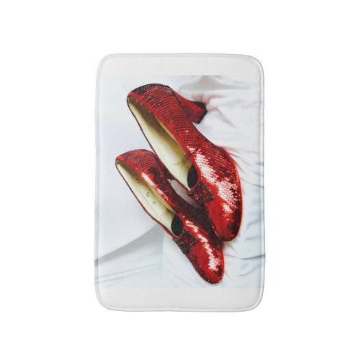 Ruby Red Slippers Bath Mat. Badmat (Voorkant Verticaal)