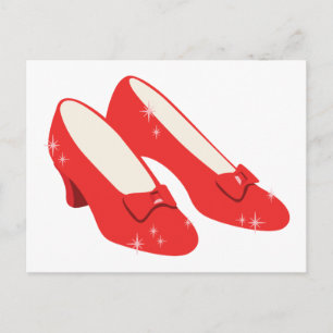 Ruby Red Slippers Briefkaart