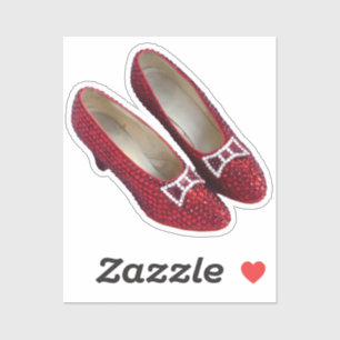Ruby Red Slippers Schoenen Wicked Vinyl Sticker! Sticker