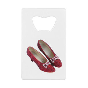Ruby Red Slippers Wicked CreditCard Bottle Opener Kredietkaart Flessenopener