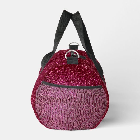 Ruby Red Sparkly Glitter Luxury Business Logo Plunjezak (Rechts)