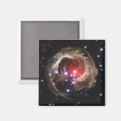Ruby Red Superreureureuze Star Dust Magneet (Voorkant / Achterkant)