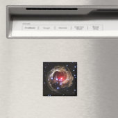 Ruby Red Superreureureuze Star Dust Magneet (Insitu (Vaatwasser))