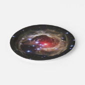 Ruby Red Superreureureuze Star Dust Papieren Bordje (Gekanteld)