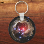 Ruby Red Superreureureuze Star Dust Sleutelhanger (Voorkant)