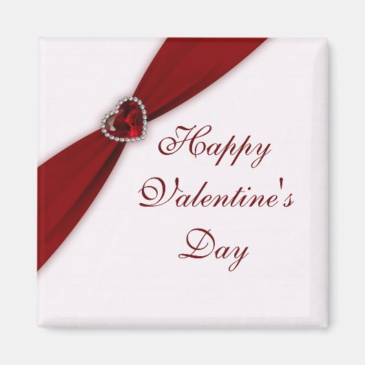 Ruby Red Valentin Magnet (Devant)