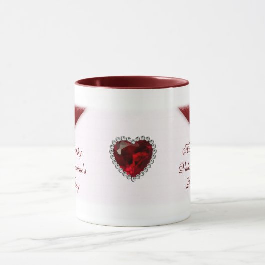Ruby Red Valentine's Day Mug (Centre)