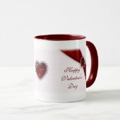 Ruby Red Valentine's Day Mug (Devant droit)