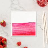 Ruby red waterverf swish servet (Insitu)