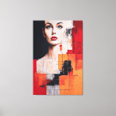 Ruby Reflections Canvas Afdruk (Voorkant)