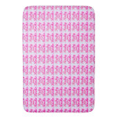 Ruby Rocks-ontwerp SWEET PINK Badmat (Voorkant Verticaal)