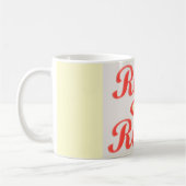 RUBY ROCKS ROOD EN CRÈME KOFFIE MOK (Links)