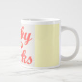 RUBY ROCKS ROUGE ET CAFÉ CRÈME MUG (Droite)