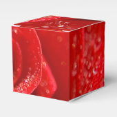 Ruby rode roos bruiloft gunsten bedankdoosjes (Voorkant Zijde)