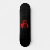 Ruby Rode Siamese Vechtvissen Skateboard (Voorkant)