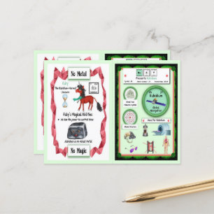 Ruby - Rubidium Horn Unicorn Game Kaart