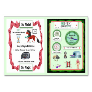 Ruby - Rubidium Horn Unicorn Trading Kaart