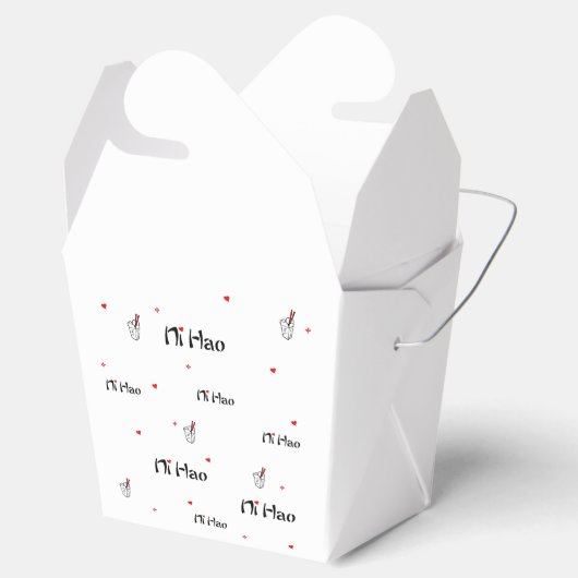 Ruby Rui - Ni Hao Chinese Take Out Box Bedankdoosjes (Geopend)
